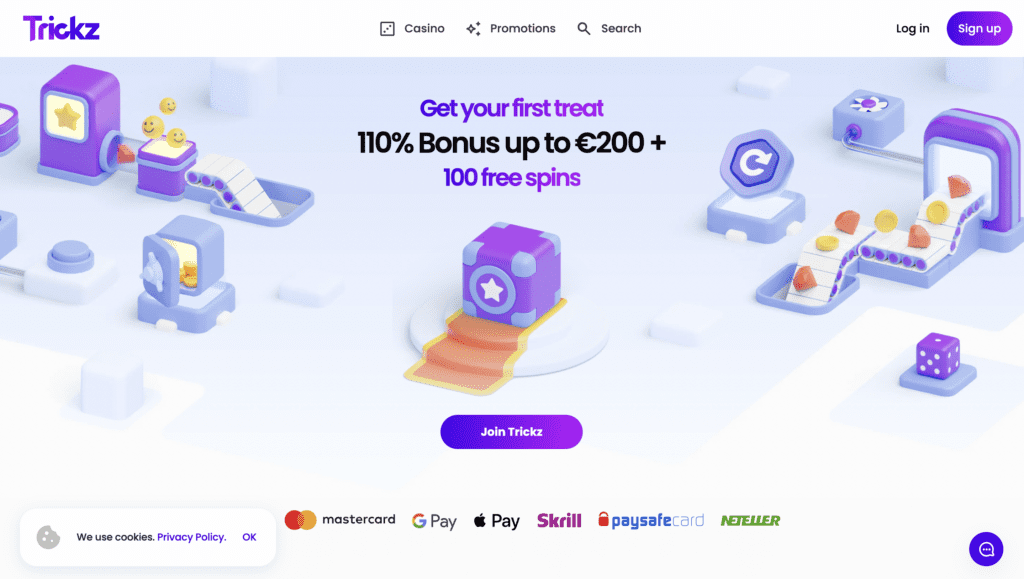 trickz casino anmeldelse