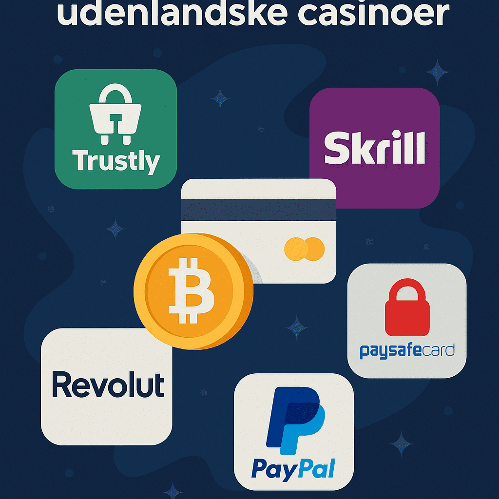 betalingsmetoder på udenlandske casinoer